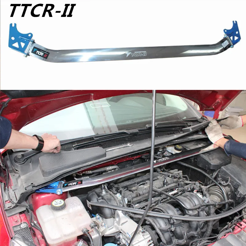 TTCR-II Sway Bars Suspension System For Ford Focus 2006-2011 2012-+ Tension Rod Stabilizer Bar Aluminum Alloy Strut Bar front sway bar links,front stabilizer strut bar