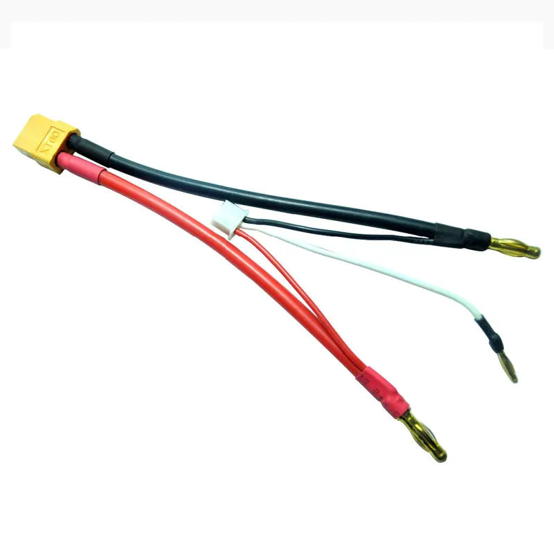 4mm Bullet Banana to Female T-DEAN XT60 XT 60 XT-60 Plug For Hard Case LiPo Battery Lead Wire JST-XH Balance 12awg Silicone wire