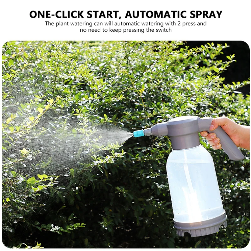 3L Electric Plant Spray Bottle Automatic Watering Fogger USB Electric Sanitizing Sprayer Hand Watering Machine Plant Garden Tool