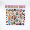 12 Sheets/Pack Kids Stickers 3D Puffy Bulk Cartoon Zoo Animal / Fruits Various Scrapbooking Stickers for Girl Boy Birthday Gift 3