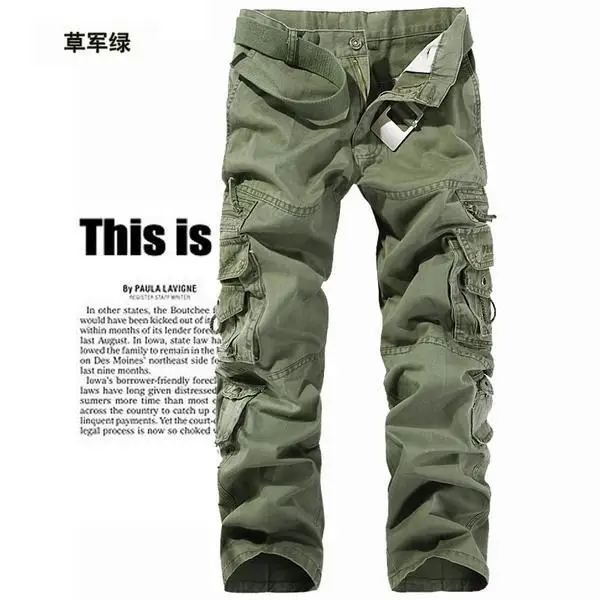 

Large Size Hot Selling MEN'S Overalls Men's Trousers Multi-pockets Camouflage Pants Outdoor Army Pants Fashion Athletic Pants
