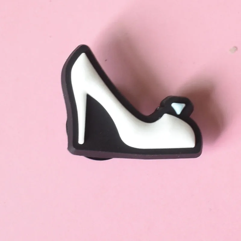 CSBL Shoe Accessories Removable Shoe Ornament Shoe Buckle Cute Cartoon Girl Eva Sandals PVC Crocses Charm Kids Women