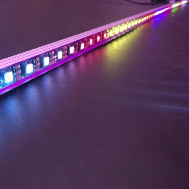 

LED Symphony Pc Cover U-Shaped Slot Lamp Take Light Bar Horse Racing Water External Control Programmable Lighting Exhibition Sta