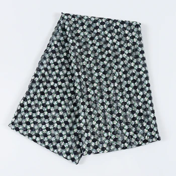 

Small grid series lace fabric printing sexy breathable washable ladies decorative bra webbing cloth bag dress wholesale