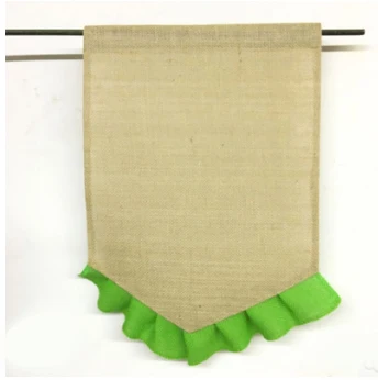 Green DIY Указатели направления флаги открытый помолвка домашний сад руководство флаги Свадебная вечеринка Висячие принадлежности креативные мешковины для печати - Цвет: Green