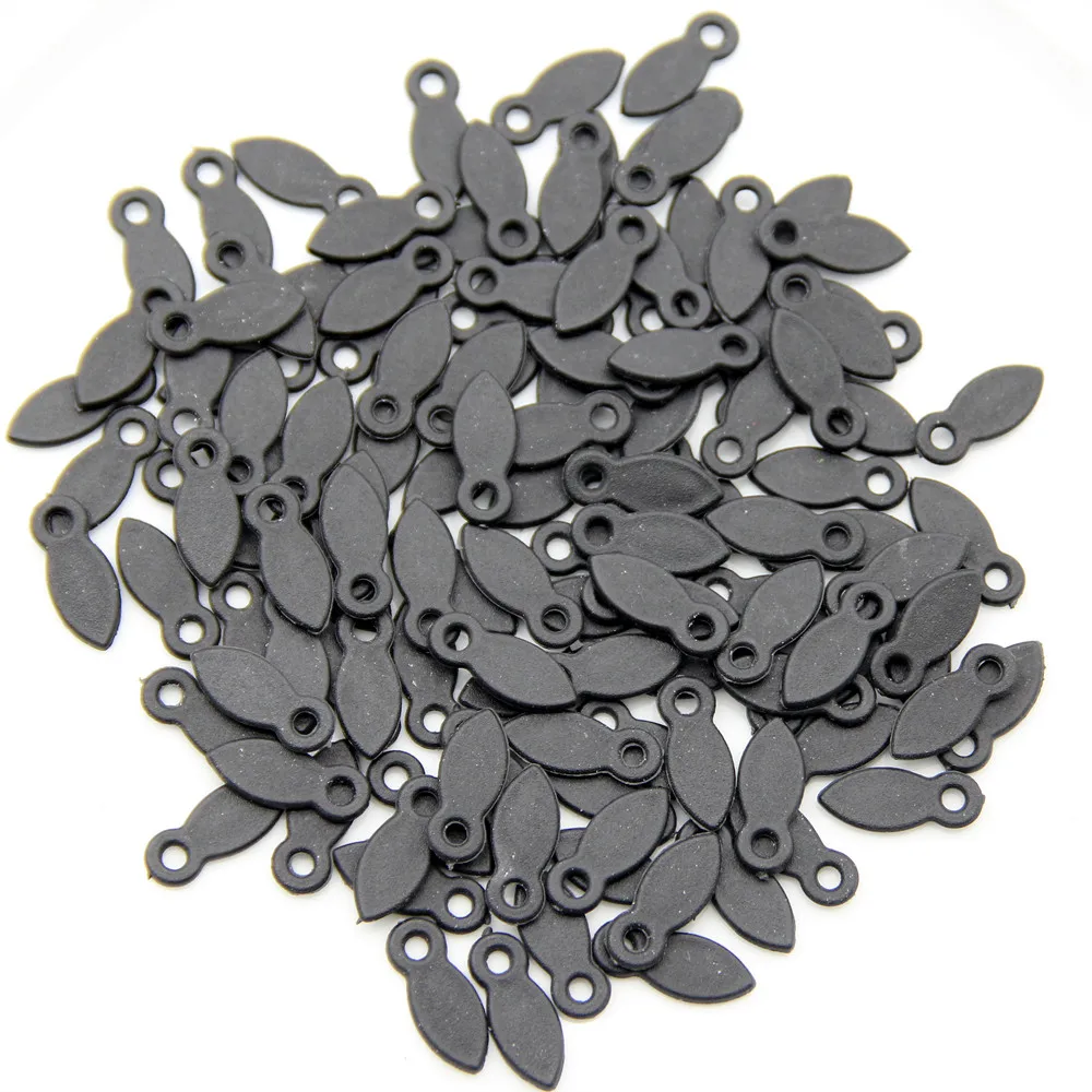 100pc Black/White Plastic Hooks For Mirror Picture Photo Frame Fixing Brad DIY Rotating Buttons Blackboard Turn Button Accessory