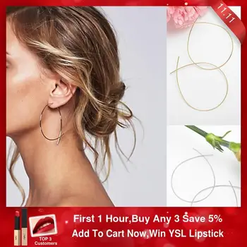 

Gold Hoop Earrings 925 Silver Gold Filled Handmade Jewelry ize Orecchini Pendientes Earrings for Women Brincos Oorbellen