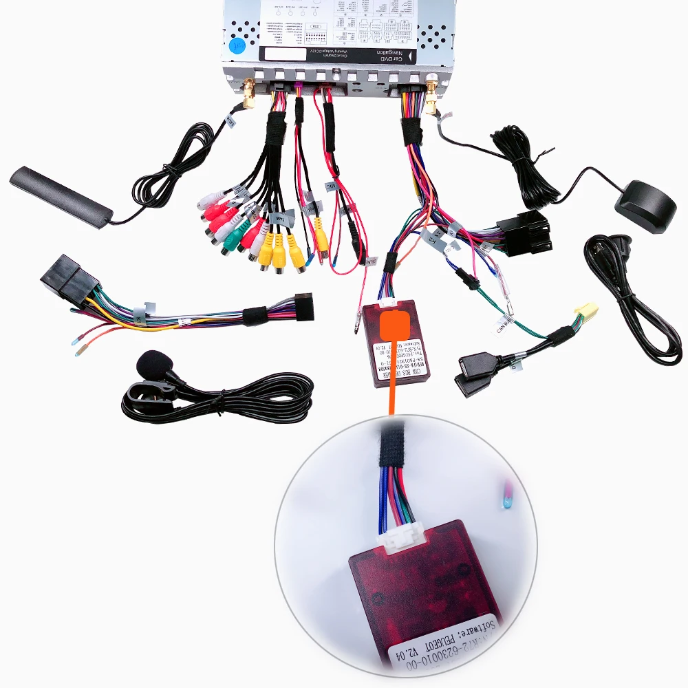 YAZH Android 9 0 DVD CD плеер для Peugeot 206 2002 2003 2004 2005 2006 2007 2008 Автомагнитола с Bluetooth 5 экран Link
