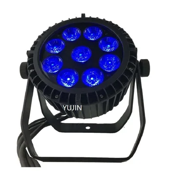 

4PCS/LOT Waterproof 9*18w RGBWA UV 6 IN 1 led par