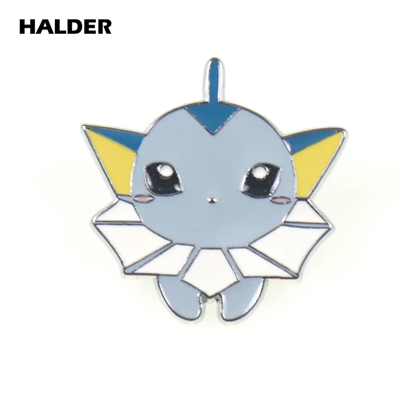 Аниме halder Pokemon Monsters Eevee Броши Одежда рюкзак шпильки сумочки значок украшения, аксессуары в подарок для детей для женщин и мужчин