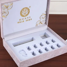 Красочные художественные бумажные парфюмерии упаковочные коробки коробка для помады, индивидуальные коробки с вставкой продукта- DH10418