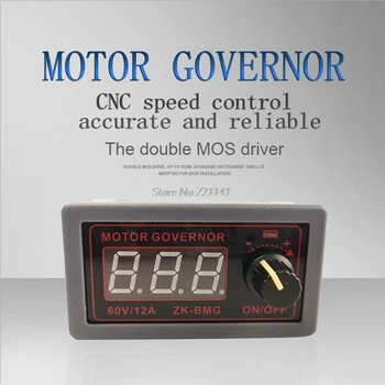

DC 9-60V 600W DC Motor Controller PWM Adjustable Speed Digital display encoder duty ratio frequency MAX 12A ZK-BMG Dropship