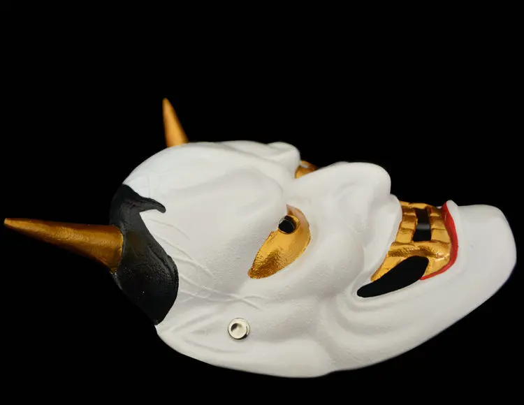 

Special Offer Halloween Prajna Mask Resin Crafts White Prajna Mask Men Ball Fox Mask