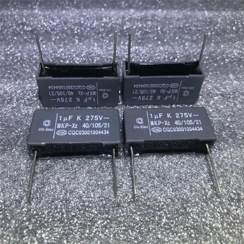 Совершенно новый электромагнитный конденсатор Chuang Ge Cg-eiec Mkp-x2 1 мкФ 275vac 105k |