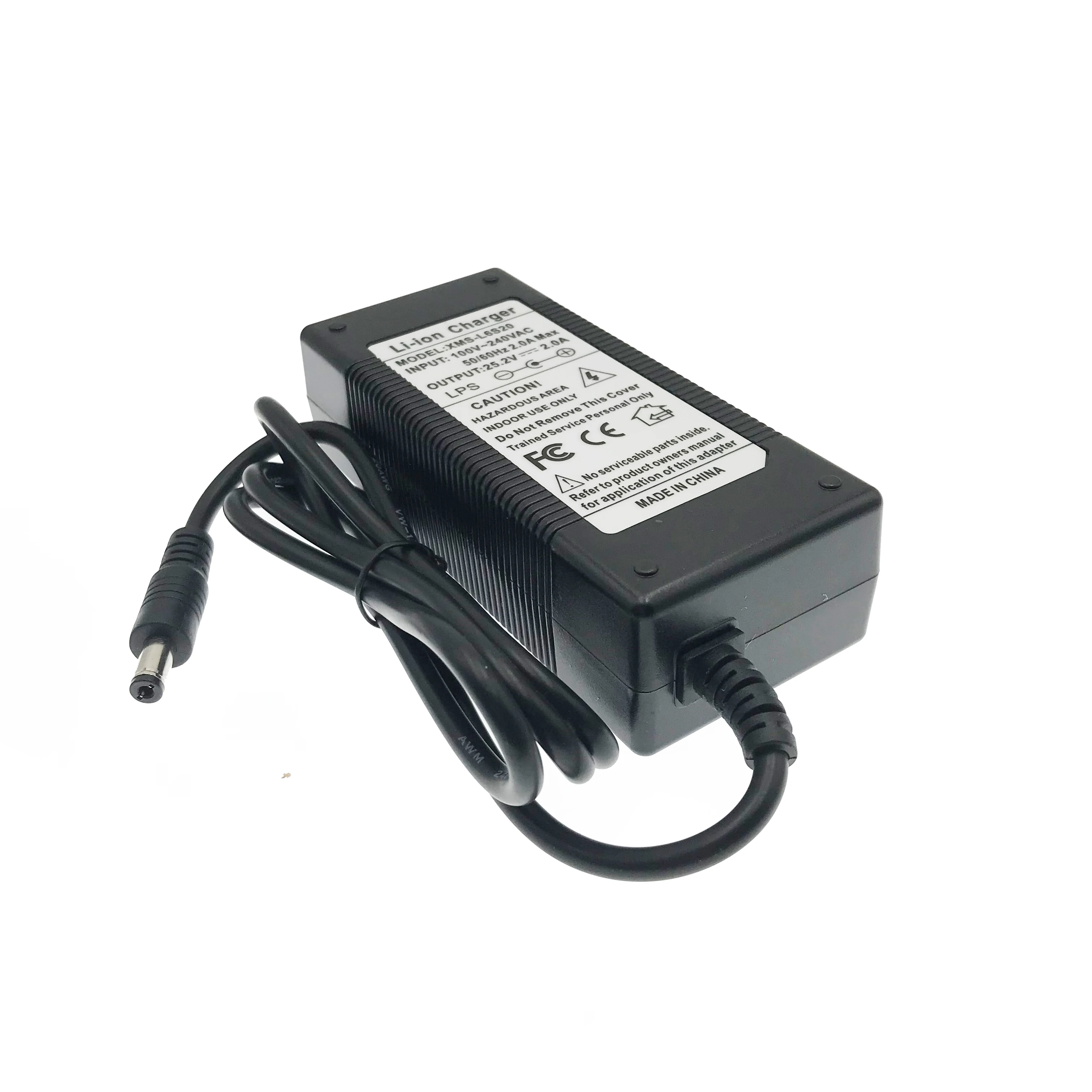 Новый стиль 25 2 V 2A / 24V литий ионная батарея зарядное устройство AC 100 240V адаптер