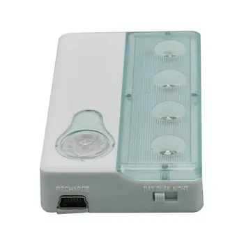 

Motion Sensor Light Easy Install 3 Modes Battery Powered Hallway 4 LEDS PIR Infrared Induction Wall Mounted Stairway No Wiring