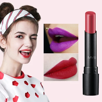 

MYS matte lipstick lasting light color lip makeup cosmetic lip gloss makeup maquillaje brand makeup lipstick set TSLM2