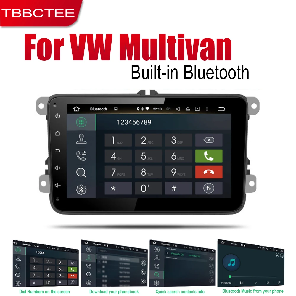 TBBCTEE Android автомобильный gps Navi для Volkswagen VW Multivan 2010~ плеер навигация WiFi Bluetooth Mulitmedia система аудио