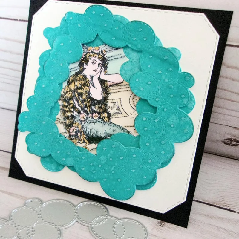 Вырубные штампы Ститч фотобумага необычное создание сделай сам трафарет | Дом и