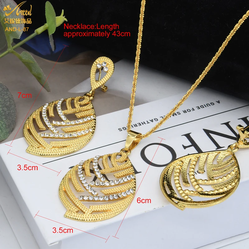Aniid Gold Necklace Sets Indian 