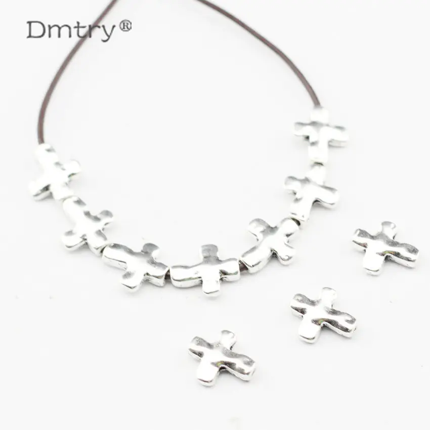 

Dmtry 10 шт./лот брендовые Оптовые нестандартные кресты подвески древние посеребренные разделители бусины для изготовления ювелирных изделий Подвески LC0119