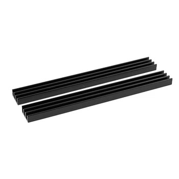 

2 x black aluminum radiators 100 * 11 * 5mm