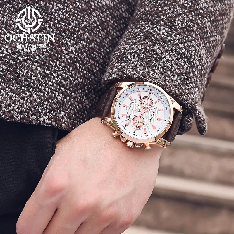 

Hot Selling Ochstin Multi-functional Quartz Sports Watch Waterproof Non-Mechanical Wrist Watch