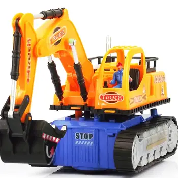

Practical With LED Light and Music 360 Button Degree Rotation Electric Excavation Truck Home, Outdoor Music,