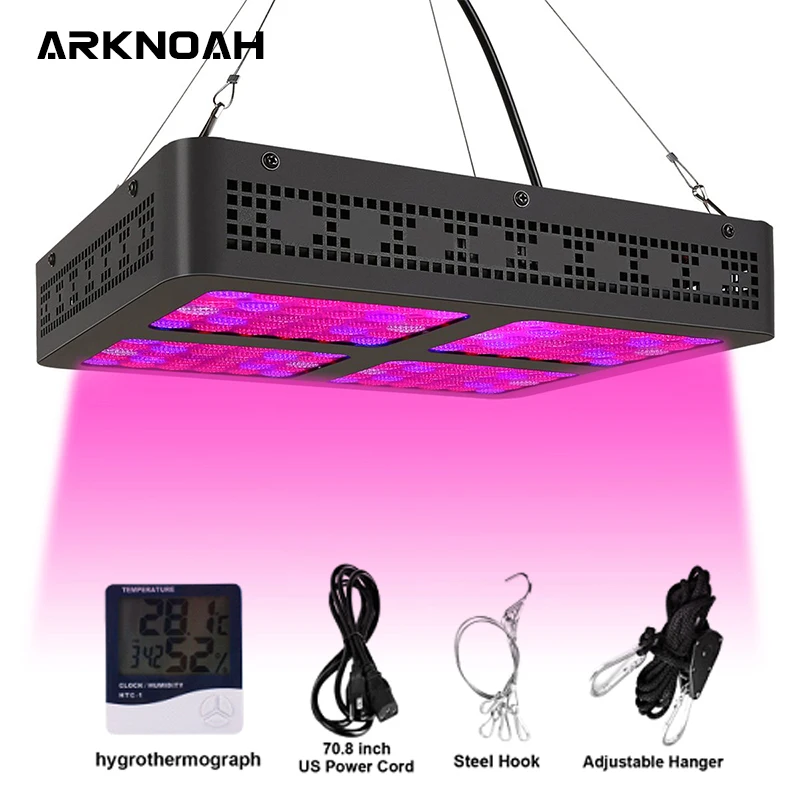 

600W Growing Lamps Full Spectrum with UV IR Growing Light Fixtures for Hydroponics Greenhouse Aquatic Plants Veg and Bloom