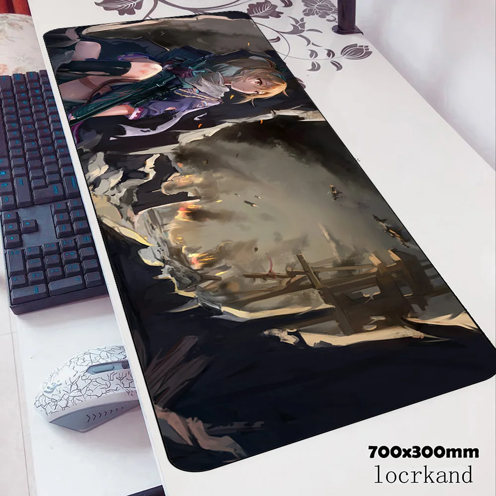 Ragazze Frontline Mousepad 700X300X3Mm Kawaii Stuoia Del Mouse Del Computer Gamepad Per Pc Gamer Gaming Mouse Xl Scrivania Ufficio Pad Padmouse