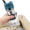EU UK US Plug 800W cortadora eléctrica de madera fresadora de madera grabado ranurado máquina de recorte enrutador de la máquina de talla de madera ► Foto 2/6