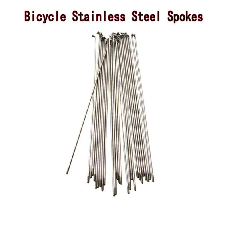 Bicycle Stainless Spokes Silver Wire 304 14G High-Strength 174 237 261 274 298 300 305mm Mountain Road Bike