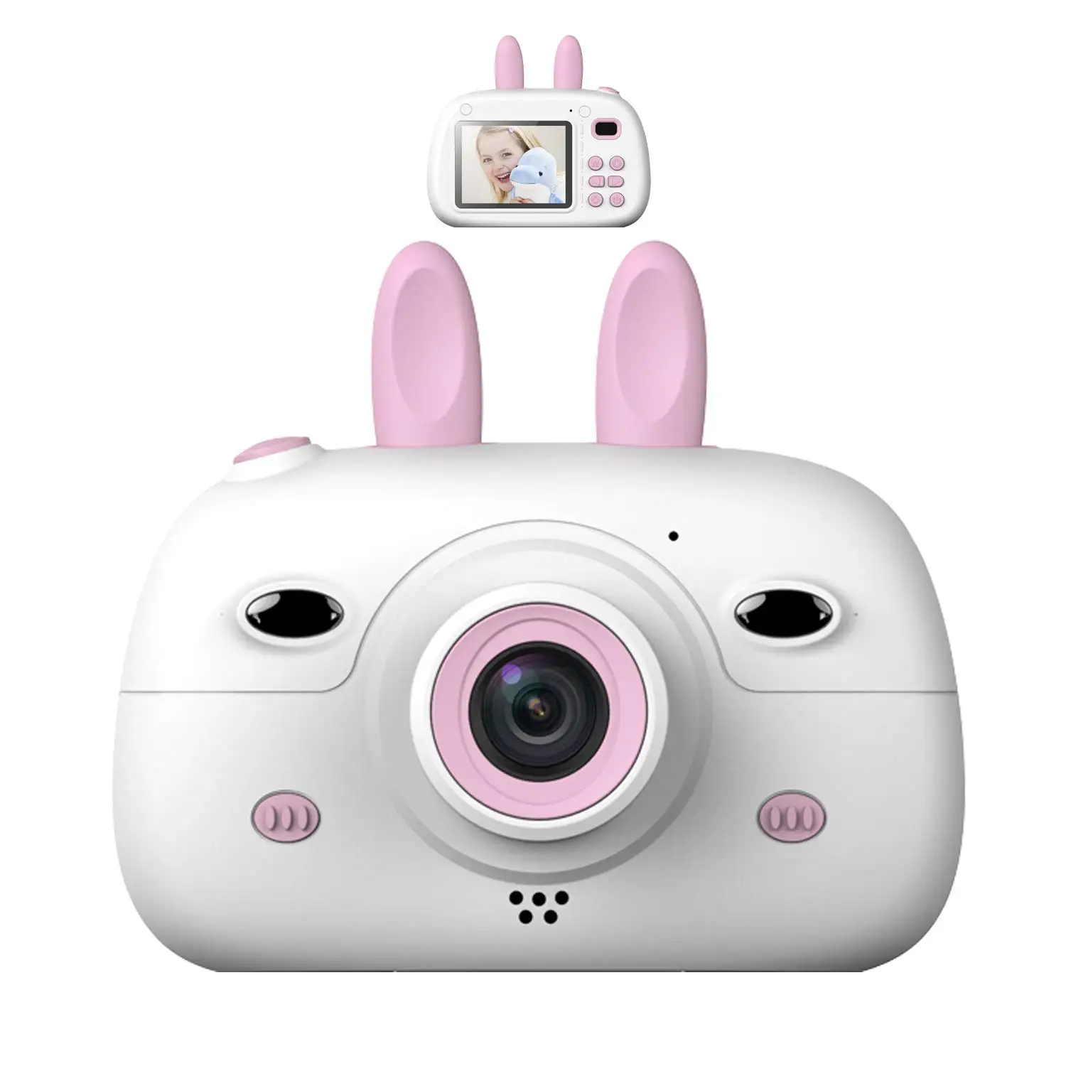 Kids Camera-Pink Детские цифровые видеокамеры 2,4 дюйма дисплей Full HD видео Kameras профессиональная цифровая камера s для подарки для мальчиков и девочек - Цвет: Kids Camera-Pink