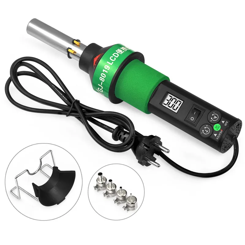 

ALLSOME 110V/220V LCD Potable Constant Temperature Hot Air Guns Desoldering Soldering Station IC SMD CHIP BGA Rework Durable