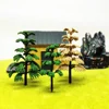 10pcs/5pcs HO OO Scale Model Trees Train Railroad Layout Diorama Wargame Scenery Entertainment accessories for DIY enthusiasts 5
