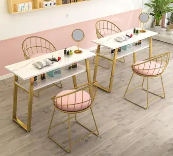 

Manicure table net red nail table nail table nail table and chair set