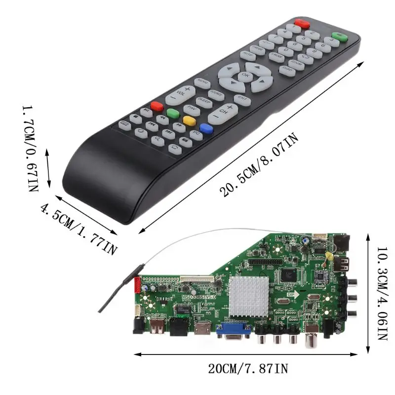 Умная сеть MSD338STV5.0 Беспроводная ТВ плата драйвера универсальная светодиодная ЖК-плата контроллера Android Wifi ATV