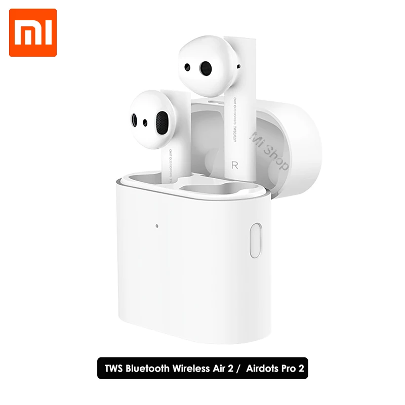 

New Xiaomi Air 2 TWS Bluetooth Headset Earphone Comfy Wear LHDC/AAC HD 14.2mm Dynamic Dual Mic ENC Auto Pause Tap Control