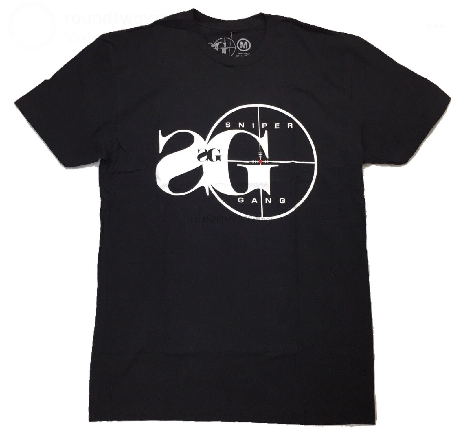 

Kodak Black Sniper Gang T-Shirt Sz Medium Black Cool Casual pride t shirt men Unisex Fashion tshirt free shipping funny