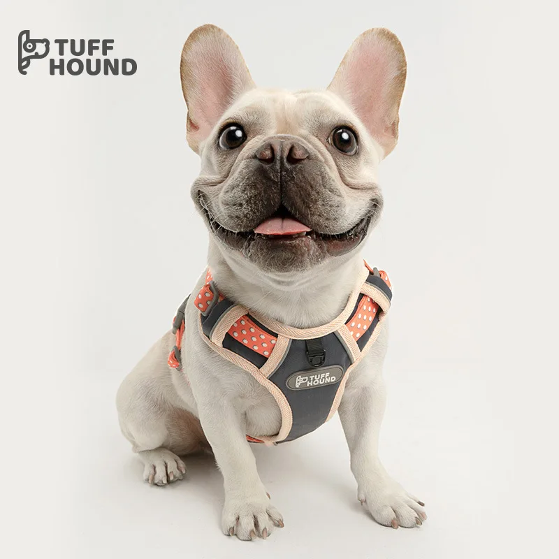 

TUFF HOUND 2019 Nylon Comfortable Bulldog Harness k9 Safe Good-looking Cute Dog Vest Harness New Design Dropshipping Petshop