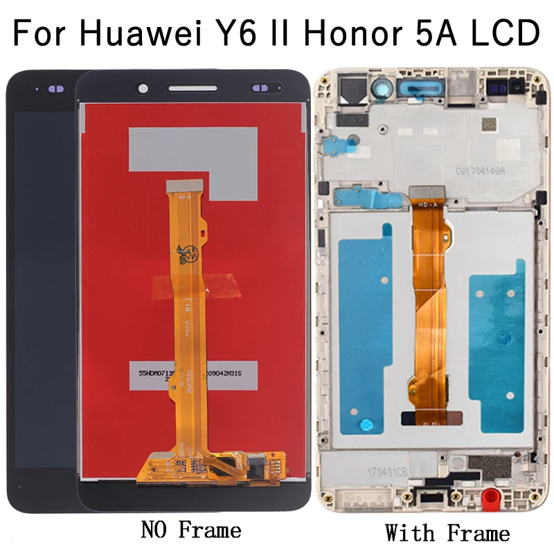 

5.5'' LCD Display For Huawei Y6 II Honor 5A LCD Display Panel with Touch Screen Digitizer Assembly Frame Honor 5A LCD Screen