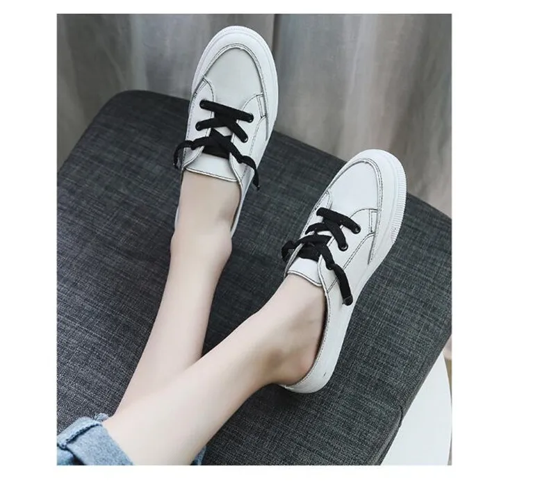 Женская обувь с коротким рукавом г. Новые тонкие шлепанцы Baotou обувь без застежки с губчатым тортом женская обувь на толстой подошве, увеличивающая рост