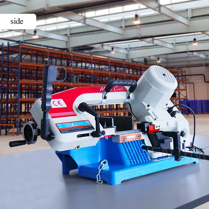 

Metal Band Sawing Machine Portable It Can Move Sawing Machine Horizontal Small Sawing Machine Wood Cutting Machine Table