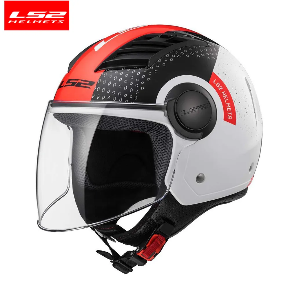 Шлемы LS2 AIRFLOW L OF562 Jet шлем для мотоцикла с открытым лицом скутера мотоцикла|Шлемы| |