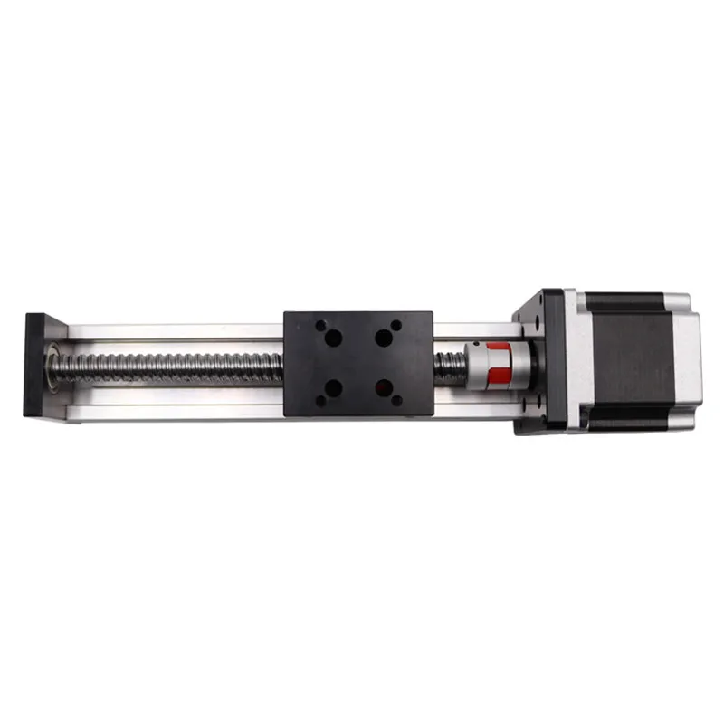 US $113.74 Ball Screw SlideCNC Precision Cross Linear Guide Slide Linear ModuleIndustrial Machinery Including Motor