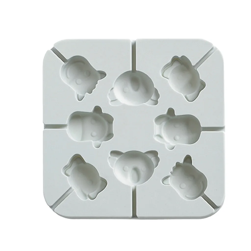Christmas Lollipop Mould Silicone Fondant Chocolate Candy Craft Cake Mold Baking 8.16 | Дом и сад