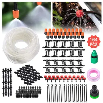 

Irrigation Kit Distribution Tubing Irrigation Kit Accessories DIY Automatic Irrigation Kit for Home Garden Balcony Greenhouse