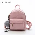 JIULINBrand Retro Hasp Back Pack Bags PU Leather Backpack Women School Bags For Teenagers Girls Luxury Small Backpacks