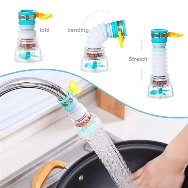 Robinet Extender Booster douche salle de bain cuisine Multi Gadget filtre  buse économiseur d'éclaboussure 360 Rotation pressurisée robinet d'eau, ✓  Meilleur prix au Maroc et ailleurs