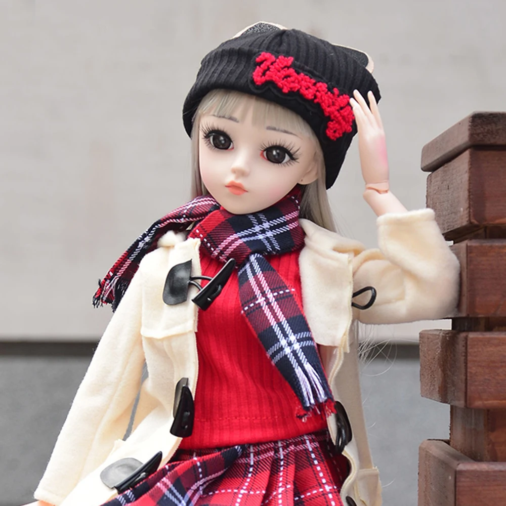 1/3 BJD Doll Ball Mechanical Jointed 23 Inches Doll With Full Set of Clothes